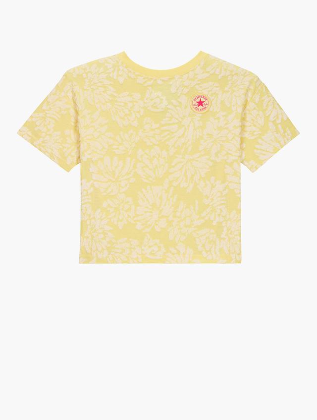 Converse Like Butter Yellow Jacquard Dolman Tee