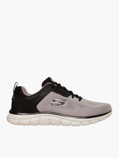 Skechers Grey & Black Track Broader Trainers