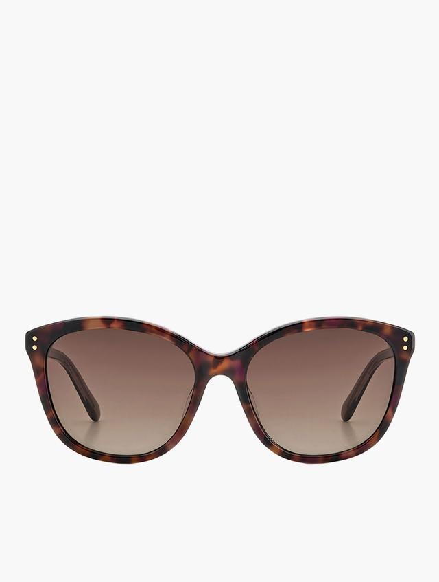 Fossil Copper Brown Shaded Cat Eye Sunglasses