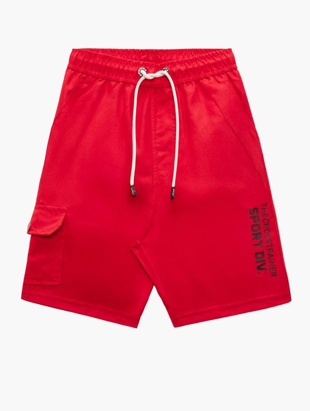 XT Bright Red Cargo Shorts