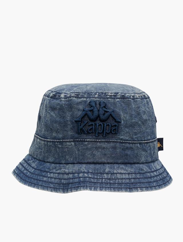 KAPPA Navy Blue Denim Logo Bucket Hat