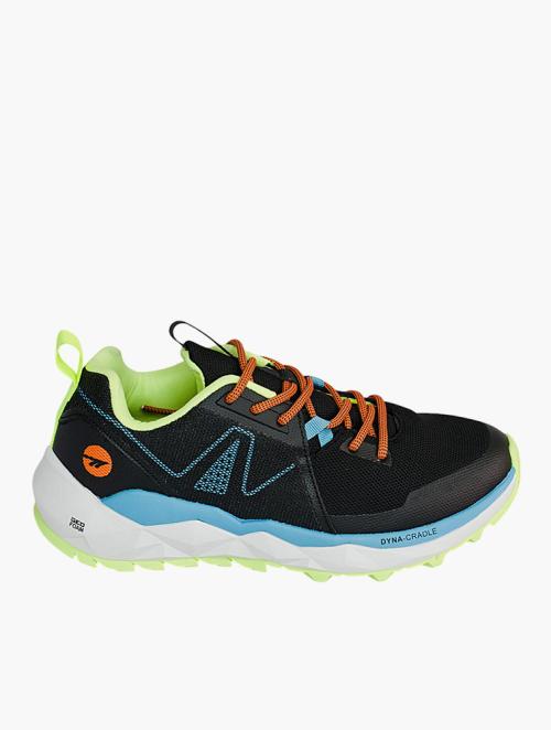 Hi-Tec Black & Orange Geo Trail Lace-Up Performance Trainers