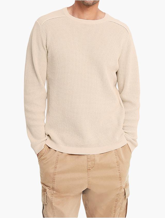 Woolworths Bone Waffle Knit Pullover