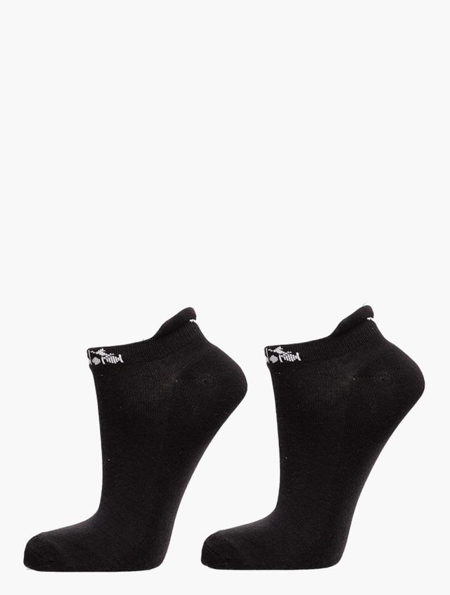 diadora Black Basilare Ankle Socks 2 Pack