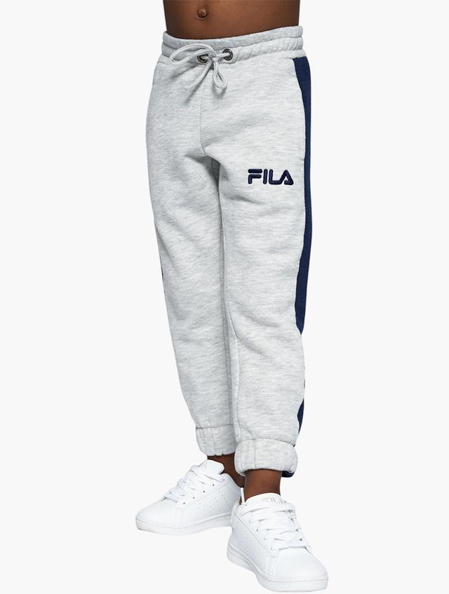 Fila Light Grey Relaxed Fit Sweatpants