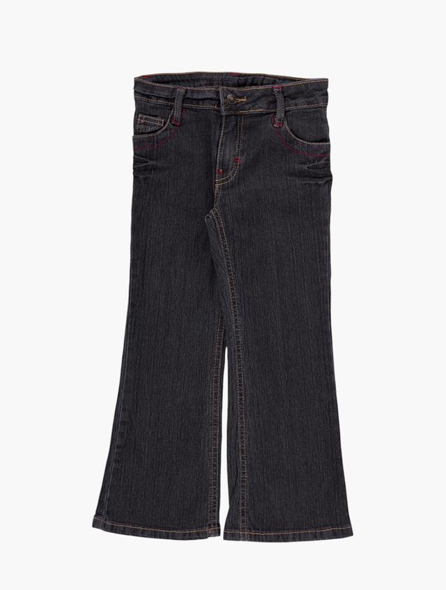 RFO Boys Black Denim Flare Leg Jeans