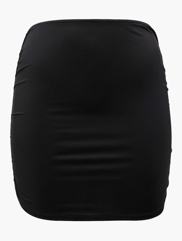 H&M Black Solid Swim Skirt