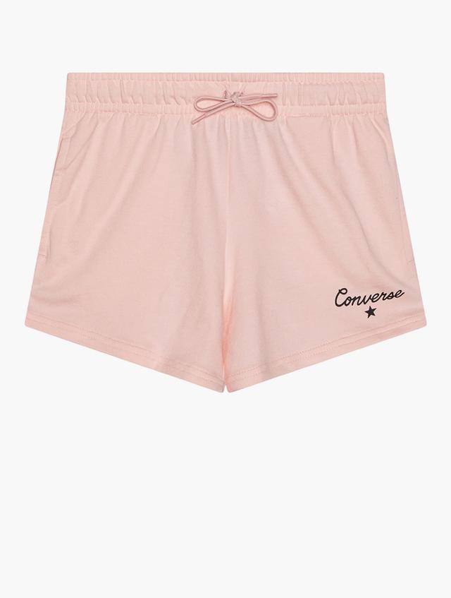 Converse Donut Glaze Pink Script Shorts