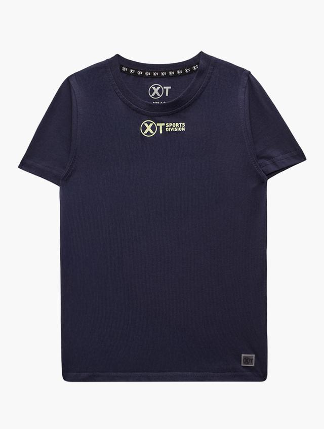 XT Boys Navy Blue Short Sleeve Tee