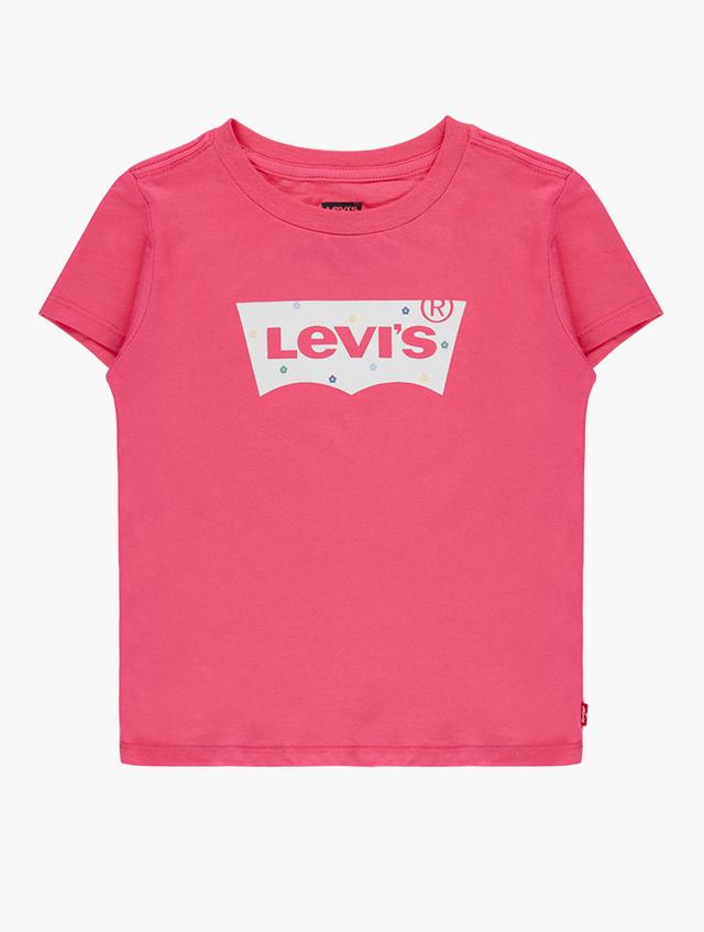 Levi's Pink & Multi Daisy Batwing Tee