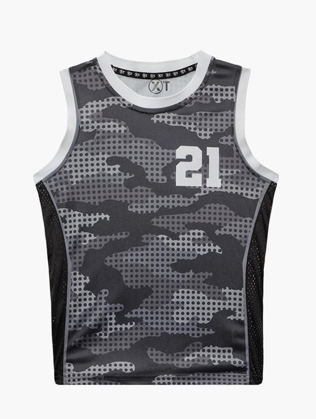 XT Grey Camouflage Sleeveless Tee