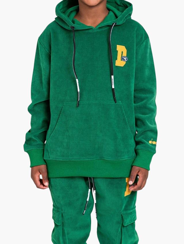 diadora Kids Green Manuel Hoodie