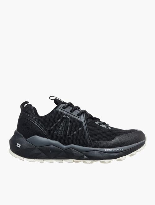 Hi-Tec Black Geo Trail Core Lace Up Trainers