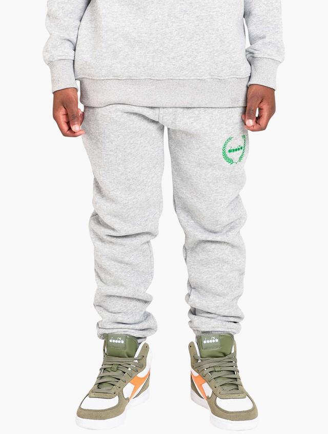 diadora Boys Grey Relaxed Fit Trackpants