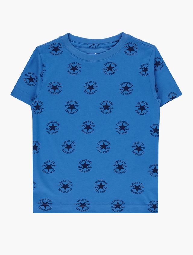 Converse Blue Slushy Sustainable Core Printed Tee