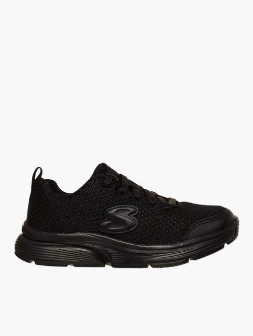 Skechers Black Junior Wavy Lites Trainers