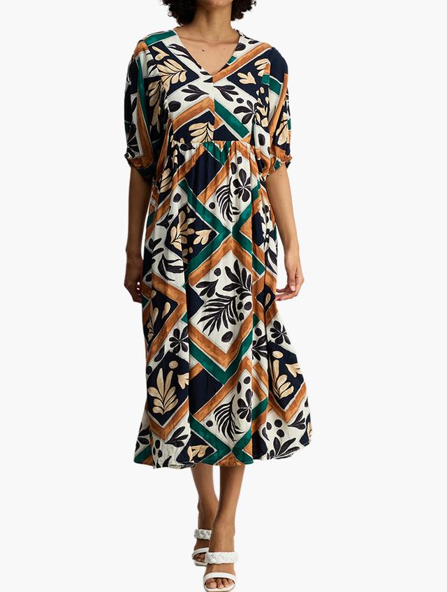 MILADYS Multi Floral Midi Dress