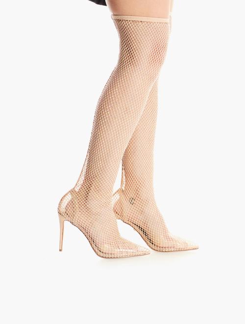 Rock & Co Nude Hypnotic 2 Pointy Mesh Sandals