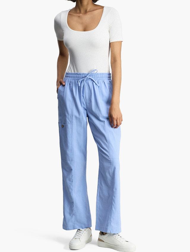 MILADYS Blue Peri High Waist Pants
