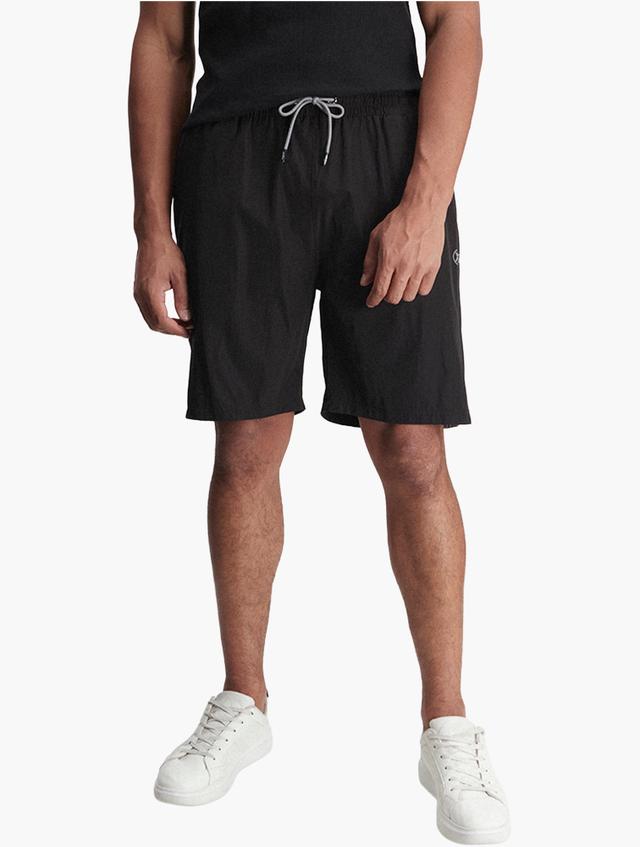 XT Black Woven Panel Shorts