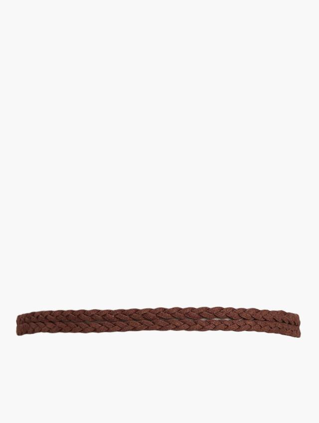 H&M Brown Braided Headband