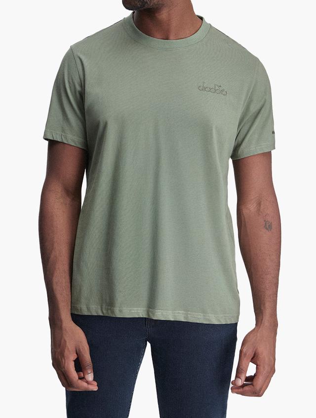 diadora Sage Green Cucire Short Sleeve Tee