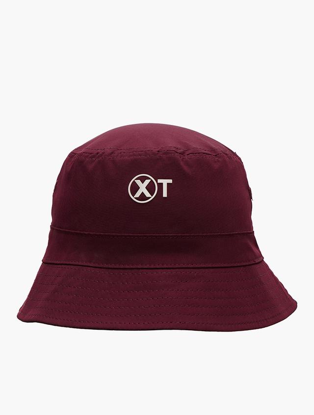 XT Burgundy Embroidered Logo Bucket Hat