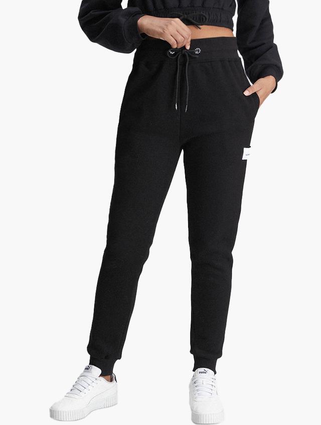 XT Black Drawstring Waist Sweatpants