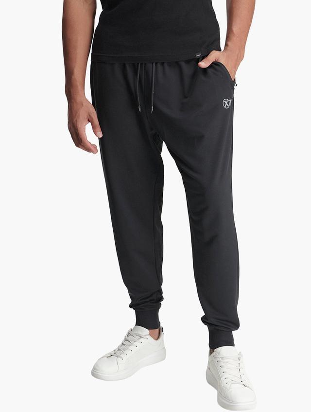 XT Black Drawstring Waist Track Pants