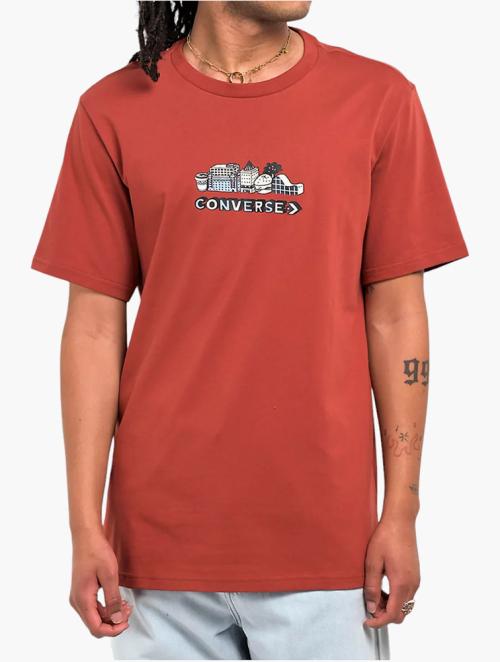 Converse Red City Tour Graphic Short Sleeve T-Shirt