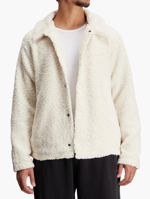 Daily Finery White Fleece Jacket