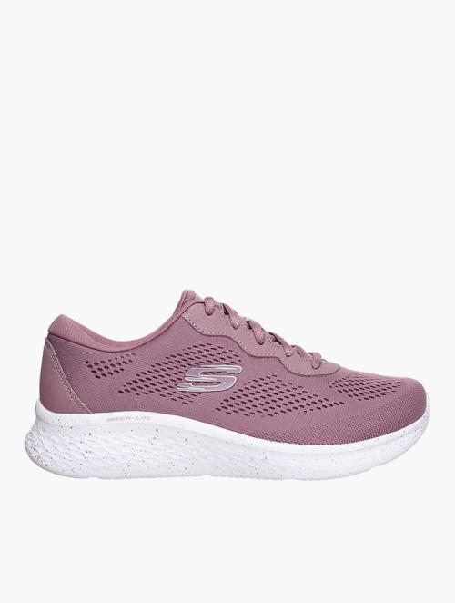 Skechers Mauve Skech-Lite Pro Mesh Laced Trainers