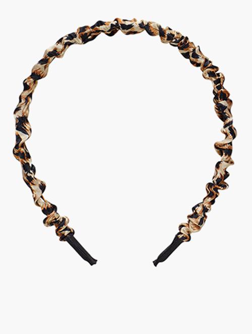 RFO Black & Brown Cheetah Print Headband