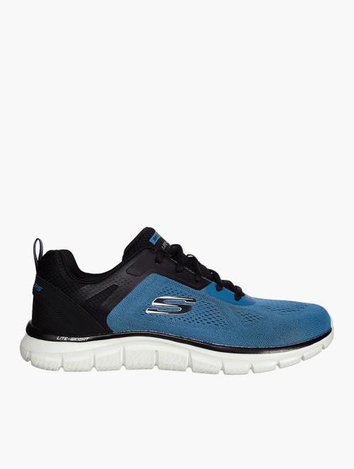 Skechers Blue & Black Track Trainers