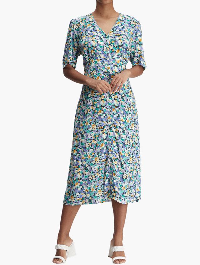 Nobody's Child Multi Ditsy Floral Midi Dress