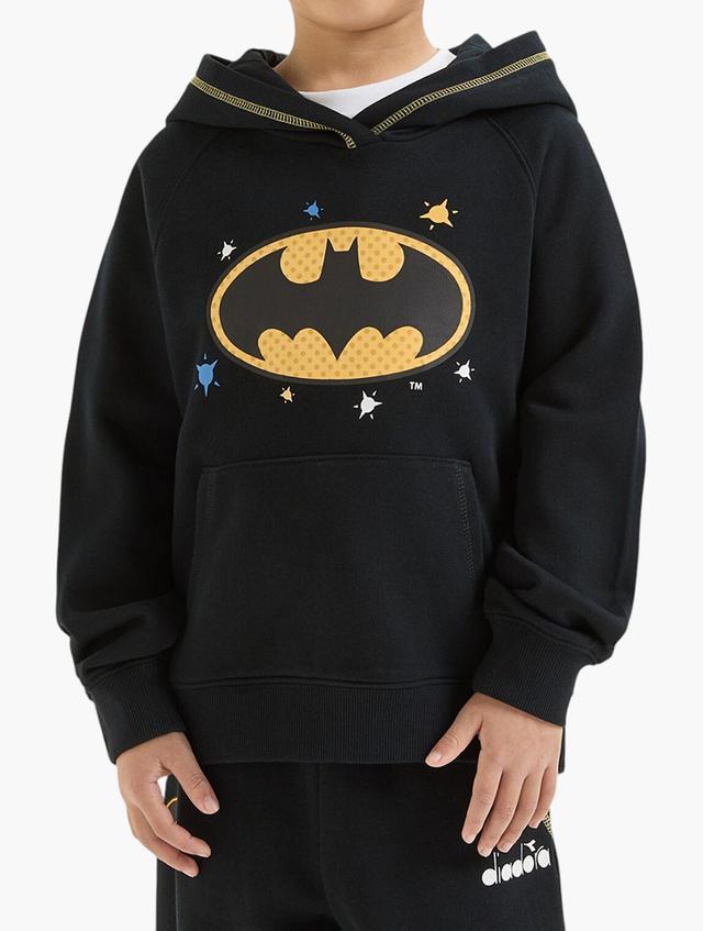 diadora Classic Black Long Sleeve Hoodie