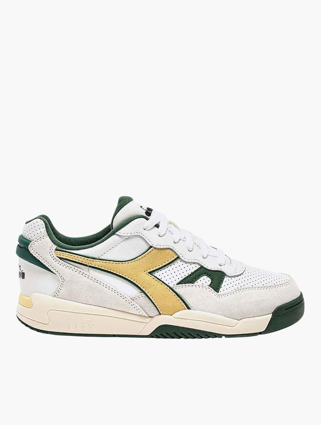 diadora White Multi Winner SL Lace-Up Sneakers