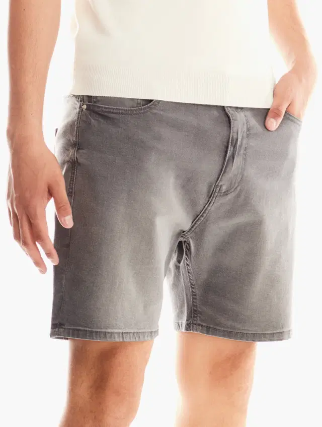 Daily Finery Grey Slim Fit Shorts