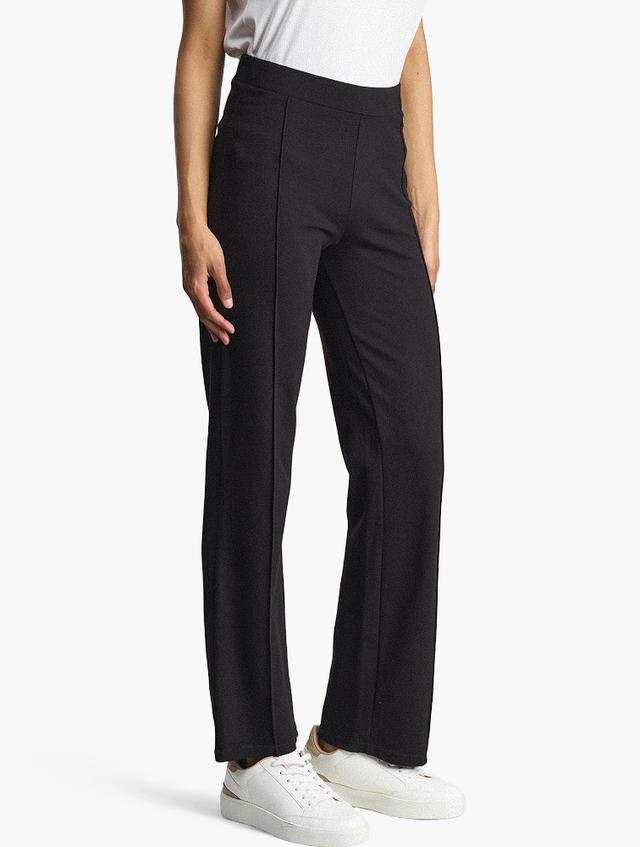 MILADYS Black Elastic Waist Trousers