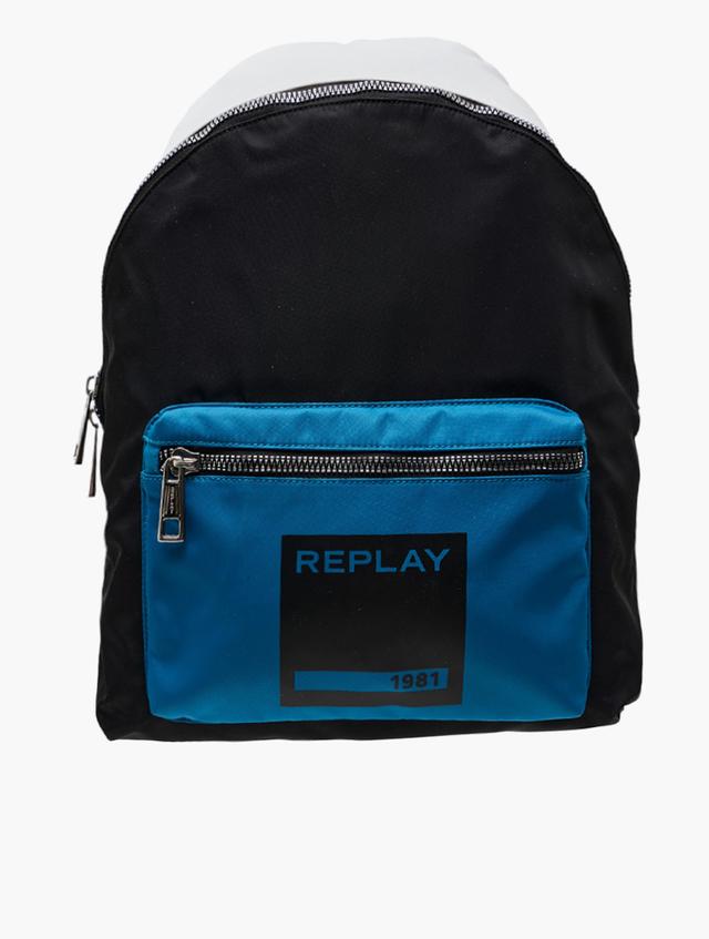 Replay Black & Blue Backpack