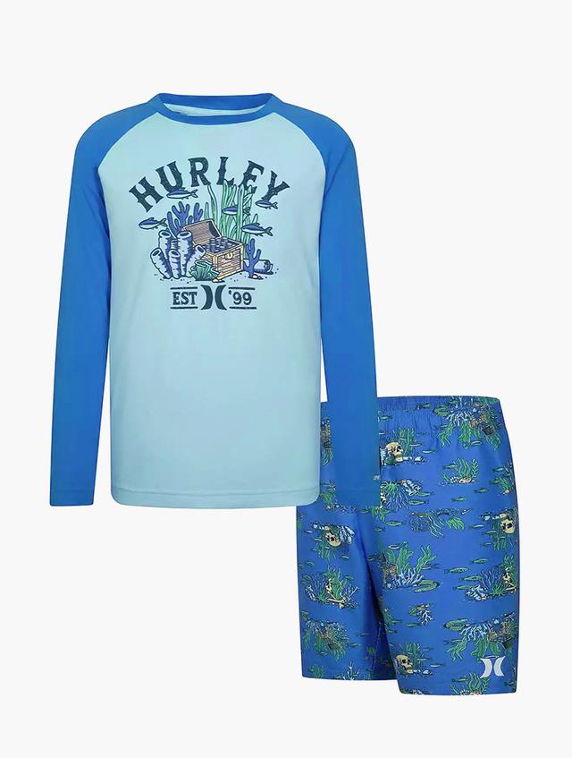 Hurley Blue Treasure Hunt Swim Set
