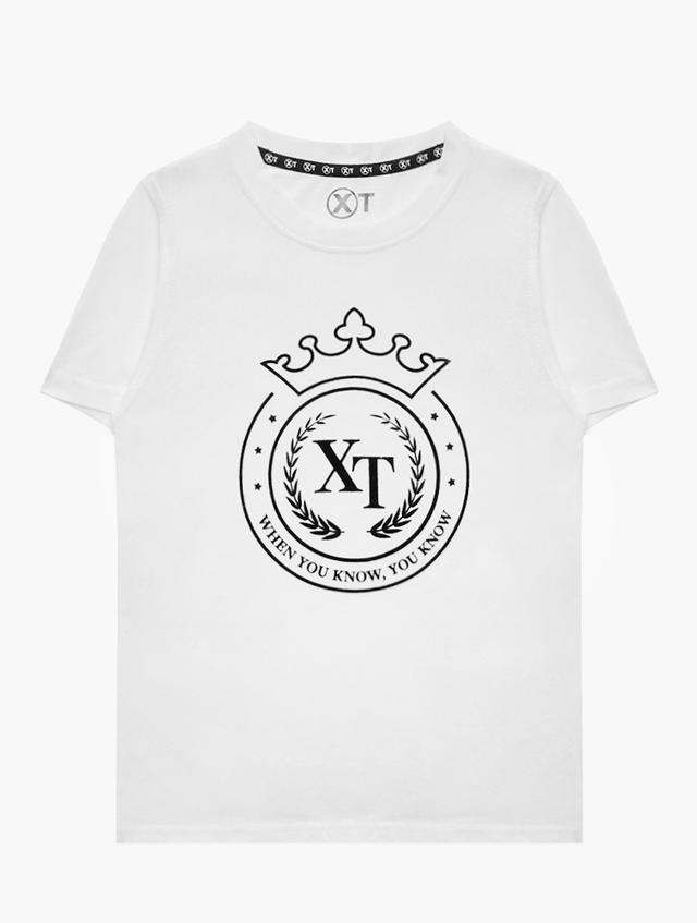 XT White Short Sleeve Flock Tee