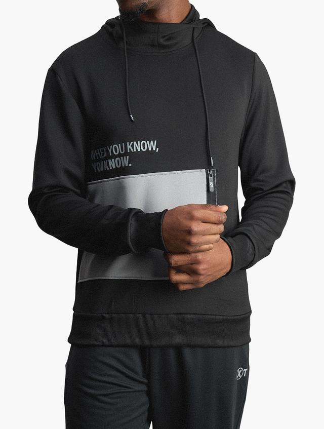 XT Black & Grey Long Sleeve Hoodie