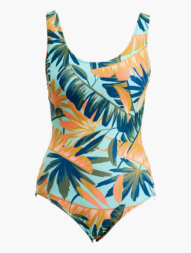 MILADYS Blue & Multi Graphic One-Piece Swimsuit