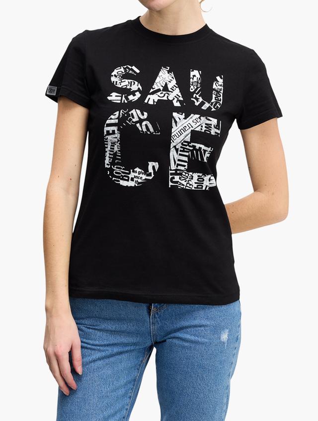 XT Black Sauce Logo Crew Neck Tee