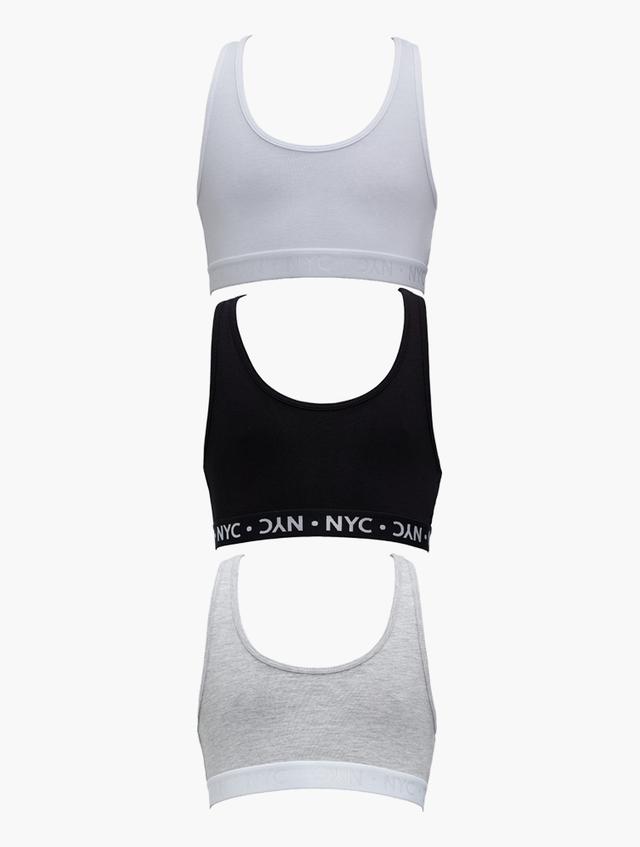 H&M White & Multi Cropped Top Set