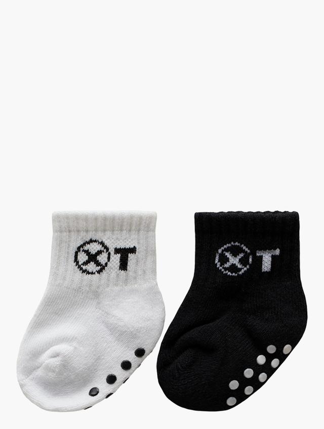 XT White & Black Socks 2 Pack