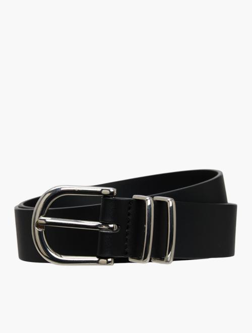H&M Black Metallic Buckle Belt