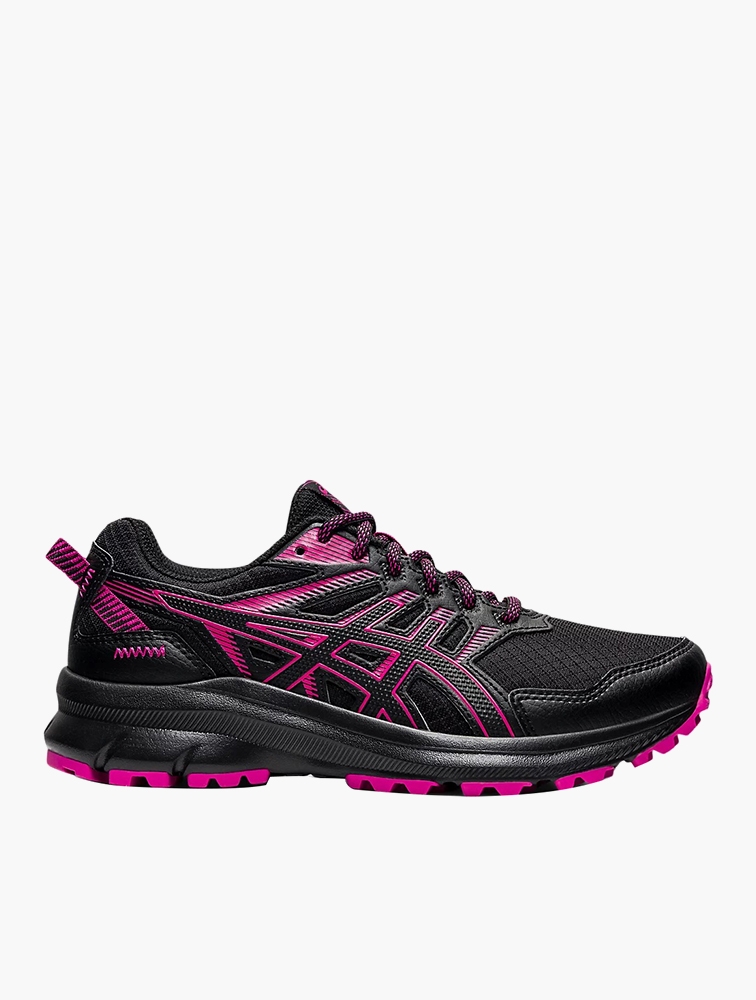 MyRunway Shop Asics Black Pink Trail Scout Trainers for
