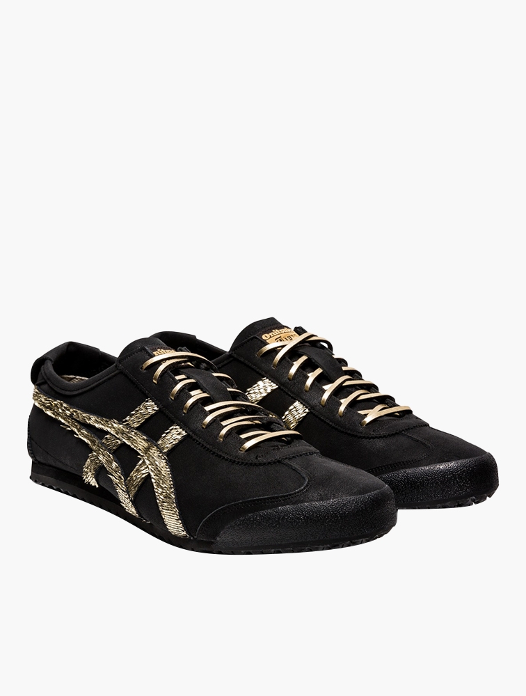 MyRunway Shop Asics Black Pure Gold Mexico 66 Onitsuka Tiger
